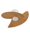 ONA * PLAFÓN / VENTILADOR  - BLANCO-MADERA