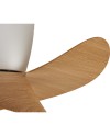 ONA * PLAFÓN / VENTILADOR  - BLANCO-MADERA