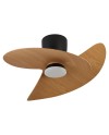 ONA * PLAFÓN / VENTILADOR  - NEGRO-MADERA