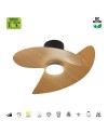ONA * PLAFÓN / VENTILADOR  - NEGRO-MADERA
