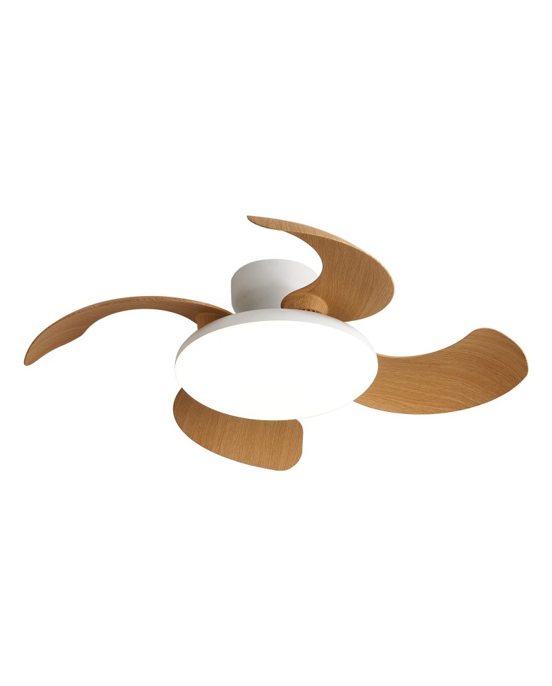 ALOHA II * PLAFÓN / VENTILADOR  - BLANCO-MADERA