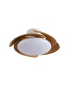 ALOHA II * PLAFÓN / VENTILADOR  - BLANCO-MADERA