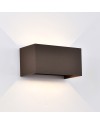 Davos * Aplique Exterior Led* 4*6W 4000K Corten