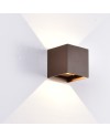 DAVOS * APLIQUE EXTERIOR LED* 2*6W 2700K DIMABLE CORTEN