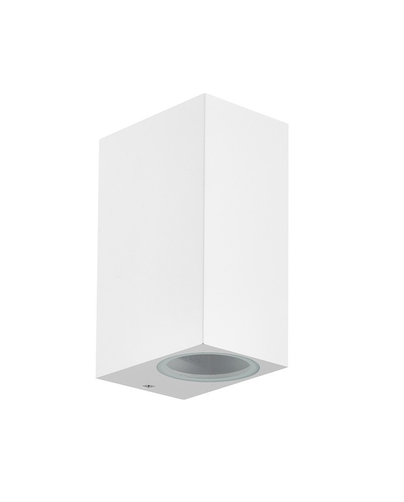 Kandanchu * Aplique Exterior Cuad. 2L*Gu10 Blanco