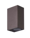 Kandanchu * Aplique Exterior Cuad. 2L*Gu10 Corten