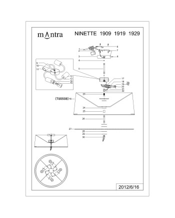 ***OFER/DES*** NINETTE*CU*B* PLAFÓN 4L