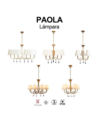 PAOLA*ORO* LÁMPARA 3L