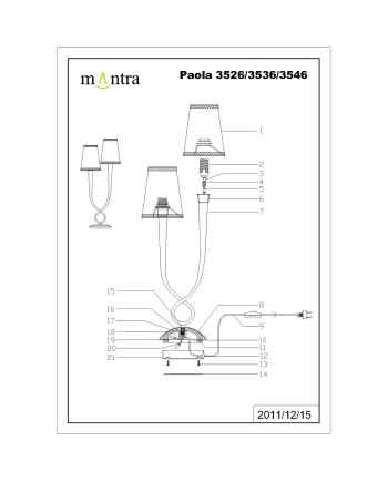 PAOLA*ORO* SOBREMESA 2L