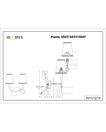 PAOLA*ORO* APLIQUE 2L