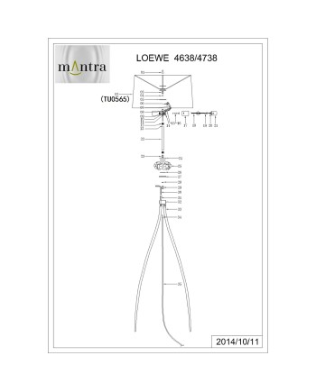 ***OFER/DES*** LOEWE CROMO * PIE SALON 3L