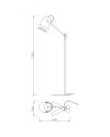 ***OFER/DES*** NORDICA *BLANCO/MADERA* PIE SALON 1L