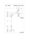 ***OFER/DES*** NORDICA *BLANCO/MADERA* PIE SALON 1L