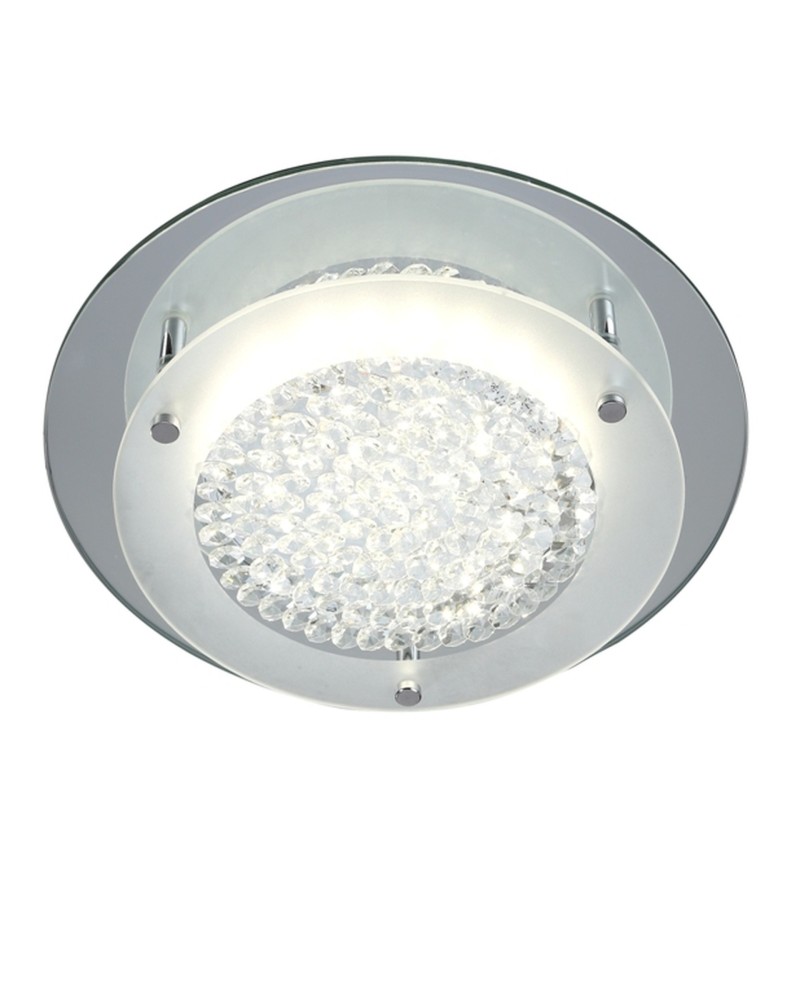 CRYSTAL LED * PLAFÓN REDONDO 12W - 28CM - 4000K