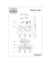 CRYSTAL LED * PLAFÓN REDONDO 18W - 36CM - 4000K
