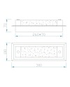 TUBE * APLIQUE 8W