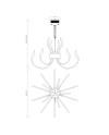***OFER/DES*** VERSAILLES * LÁMPARA 103 CM