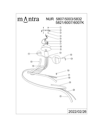 ***OFER/DES*** NUR FORJA XL * LÁMPARA TRIPLE - 2800K