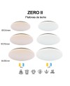 ***DES*** ZERO II * PLAFÓN LED REDONDO 48 CM - 5000K