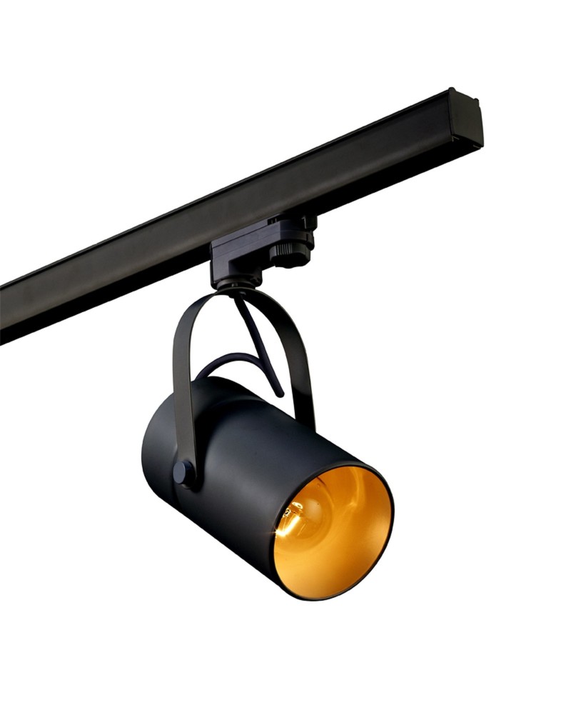 ARUBA * FOCO 1L RAIL * E27 Negro