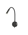 BOAVISTA * APLIQUE LED BRAZO LECTOR 1L - 3W Negro