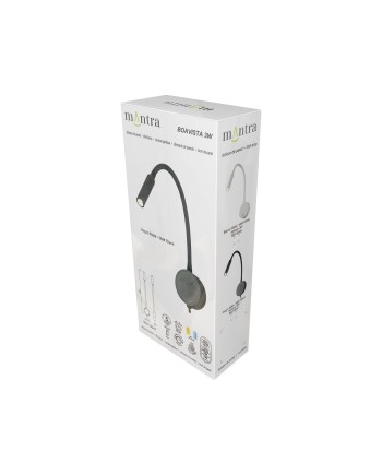 BOAVISTA * APLIQUE LED BRAZO LECTOR 1L - 3W Negro