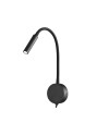 BOAVISTA * APLIQUE LED BRAZO LECTOR 1L - 3W Negro