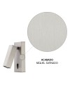 TARIFA * APLIQUE NICKEL SATIN LECTOR LED 3W 3000K