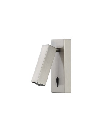 TARIFA * APLIQUE NICKEL SATIN LECTOR LED 3W 3000K