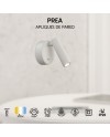 PREA * APLIQUE BLANCO LECTOR LED 3W 3000K