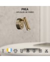 PREA * APLIQUE CUERO LECTOR LED 3W 3000K