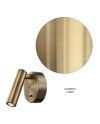 PREA * APLIQUE CUERO LECTOR LED 3W 3000K