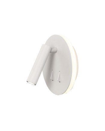 CAYMAN R* APLIQUE BLANCO LECTOR LED 3W+6W 3000K