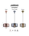 JARRAS * LÁMPARA 1L GRANDE COBRE