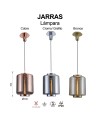 JARRAS * LÁMPARA 1L MEDIANA - COBRE