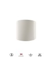 ASIMETRIC * APLIQUE 1L GX53 Blanco Metal