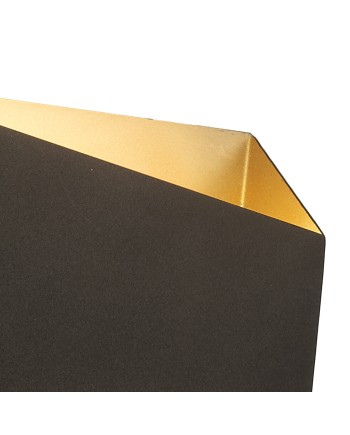 ASIMETRIC * APLIQUE 1L GX53 Negro Metal