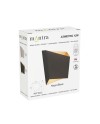 ASIMETRIC * APLIQUE 1L GX53 Negro Metal