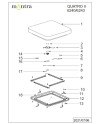 QUATRO II * PLAFÓN LED 30 CM PEQUEÑO 5000K