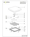 QUATRO II * PLAFÓN LED 50 CM GRANDE 5000K
