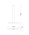 ADN * LÁMPARA LINEA 36W - 3000K