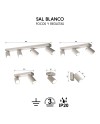 SAL BLANCO * REGLETA 4L GU10