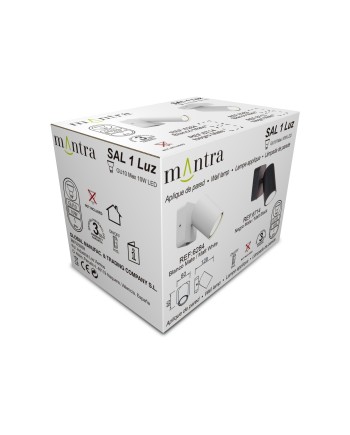 SAL BLANCO * APLIQUE 1L GU10