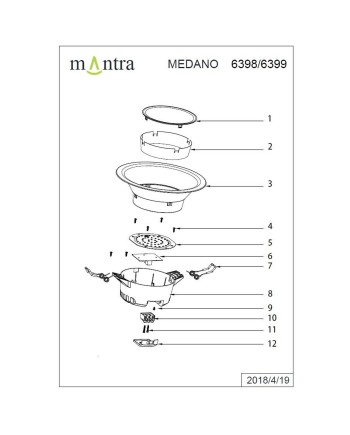 ***OFER/DES*** MEDANO * DOWNLIGHT LED REDONDO - COMFORT  12W - 3000K