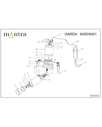 GARDA * EMPOTRABLE LED COB (Basculante) 7W - 4000K