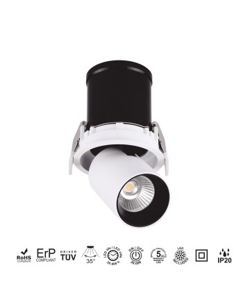 GARDA * EMPOTRABLE LED COB (Basculante) 12W - 3000K