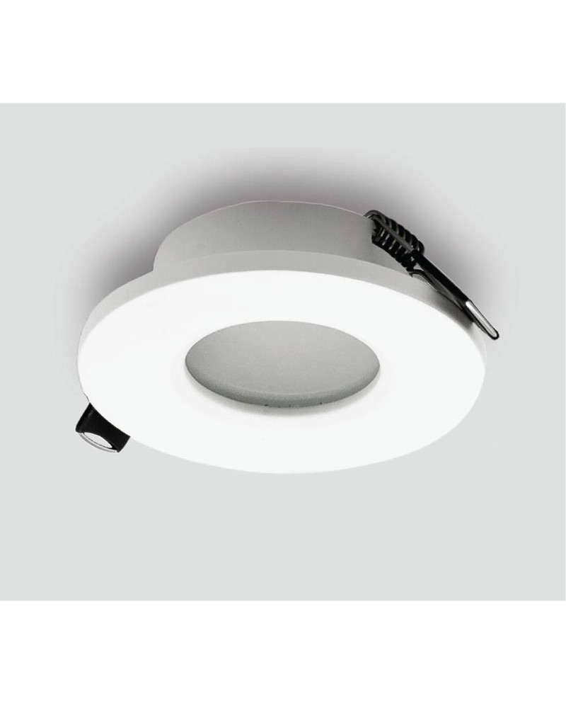 ATLANTIS GU10  IP54 * EMPOTRABLE REDONDO Blanco Mate