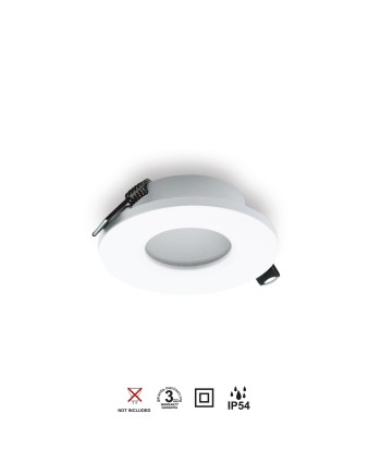 ATLANTIS GU10  IP54 * EMPOTRABLE REDONDO Blanco Mate