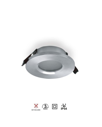 ATLANTIS GU10  IP54 * EMPOTRABLE REDONDO Aluminio