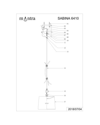 SABINA * COLGANTE PEQUEÑO 1L